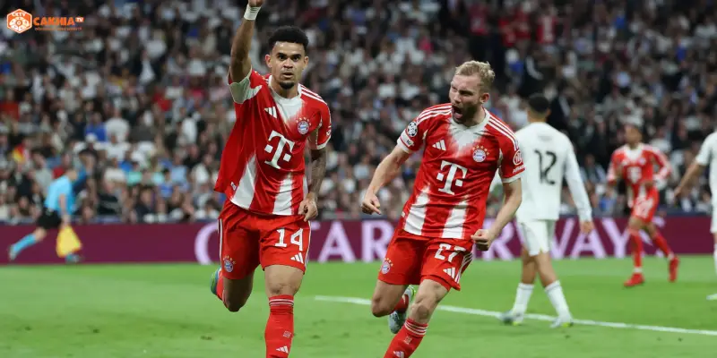 Allianz Arena rực rỡ ánh đèn trước trận Bayern Munich vs Real Madrid Champions League